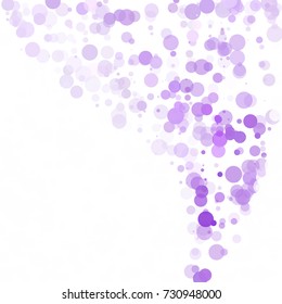 Bubbles Circle Dots Unique Purple Bright Vector Background