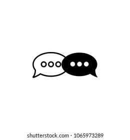 bubbles of conversation icon. Element of simple icon for websites, web design, mobile app, info graphics. Signs and symbols collection icon for design and development on white background