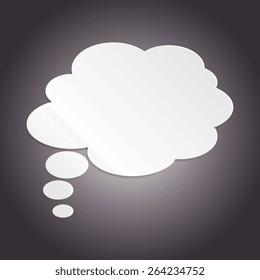 Bubbles design over black background, vector illustration.