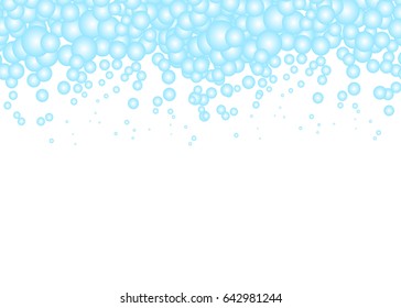 Bubbles design. Vector illustration. Water background.