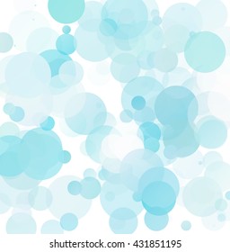 Bubbles dot Unique Blue Bright Vector Background
