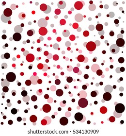 Bubbles, dots or circles background. Abstract geometric funny colored pattern for your design.