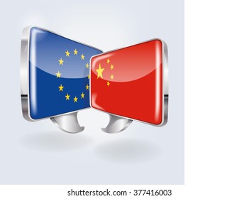 Bubbles with Europe and China  and communication