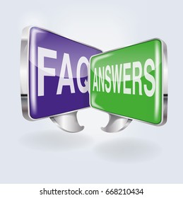 Bubbles with FAQ and answers