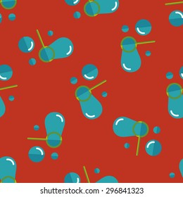 bubbles flat icon,eps10 seamless pattern background