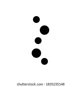 Blasen fliegen Symbol in EPS 8