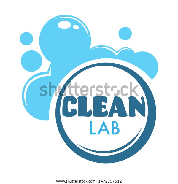 Bubbles Foam Isolated Icon Laundry Room Stock Vector Royalty Free