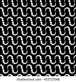 Bubbles geometric seamless pattern. Fashion graphic background design. Modern stylish abstract texture. Monochrome template for prints, textiles, wrapping, wallpaper, website Stock VECTOR illustration