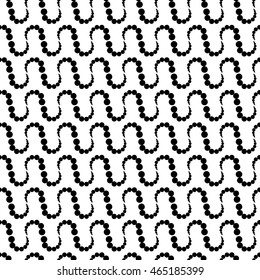 Bubbles geometric seamless pattern. Fashion graphic background design. Modern stylish abstract texture. Monochrome template for prints, textiles, wrapping, wallpaper, website Stock VECTOR illustration