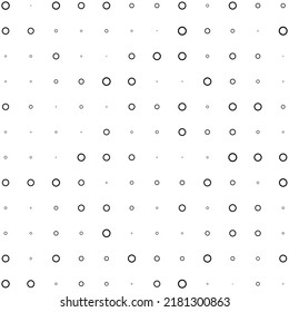 Bubbles halftone random pattern background. Vector illustration.