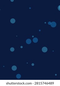 Bubbles on dark blue surface, abstract bokeh effect, circular shapes, starry night concept, underwater marine background