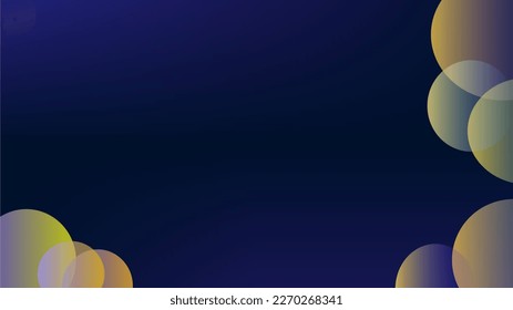 Bubbles on The Side Abstract Gradient Background