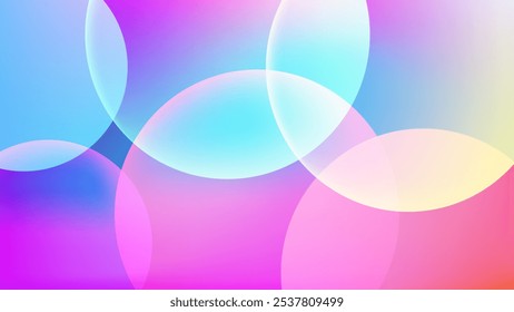 Bolhas com rosa e roxo gradiente malha abstrato fundo bom para papel de parede ou banner