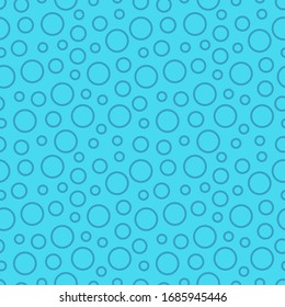 Bubbles seamless pattern. Vector illustration.