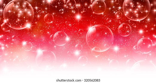 Bubbles sky background
