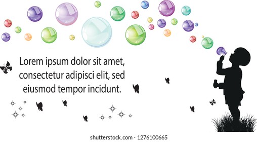 Bubbles soap kids
