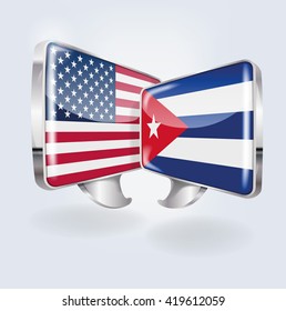 Bubbles and speech in Cuban and American and new business concepts
