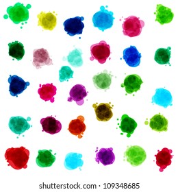 Bubbles for speech (Without a transparency). EPS 8 vector file included