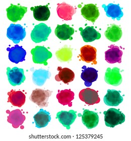 Bubbles for speech (Without a transparency). EPS 8 vector file included