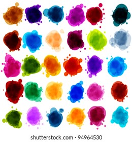 Bubbles for speech (Without a transparency). EPS 8 vector file included