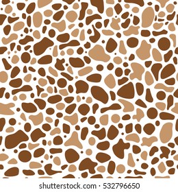 bubbles spots the beige brown background dolmatian cow, abstraction seamless repeating print
