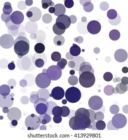 Bubbles Unique Blue Bright Vector Background