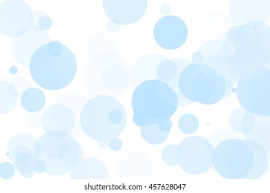 Bubbles Unique Blue Bright Vector Background