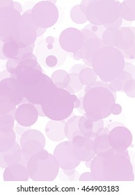 Bubbles Unique Pink Bright Vector Background