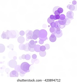 Bubbles Unique Purple Bright Vector Background