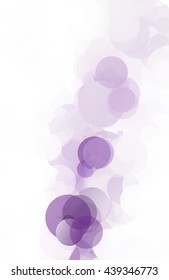 Bubbles Unique Purple Bright Vector Background
