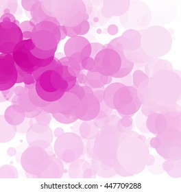 Bubbles Unique Purple Bright Vector Background