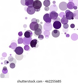 Bubbles Unique Purple Bright Vector Background