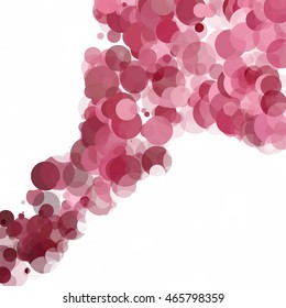 Bubbles Unique Purple Bright Vector Background