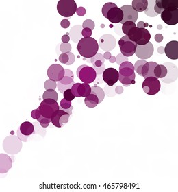Bubbles Unique Purple Bright Vector Background