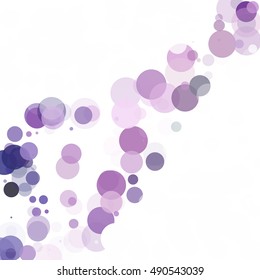 Bubbles Unique Purple Bright Vector Background