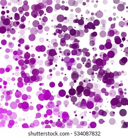 Bubbles Unique Purple Bright Vector Background