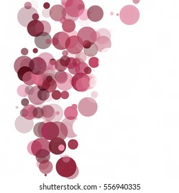 Bubbles Unique Purple Bright Vector Background