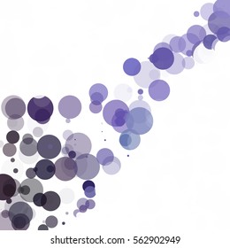 Bubbles Unique Purple Bright Vector Background