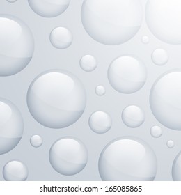 Bubbles vector background