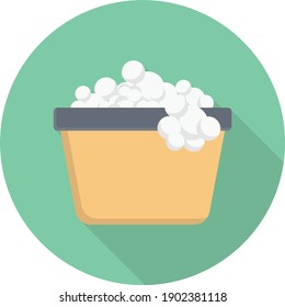 bubbles vector flat colour icon