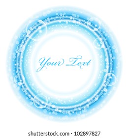 Bubbles - vector frame