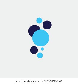 bubbles vector icon soap form