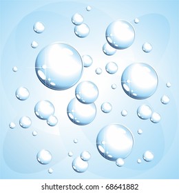 Bubbles. Vector illustration.