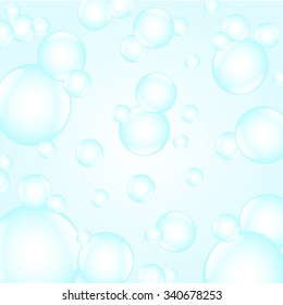 bubbles in the water