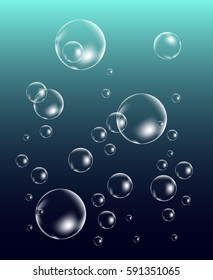 Bubbles water. background