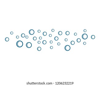 Bubbles water illustration