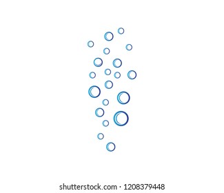 Bubbles water illustration