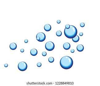 Bubbles water illustration