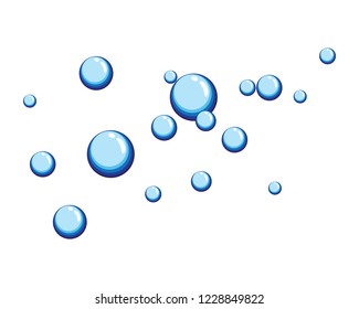 Bubbles water illustration