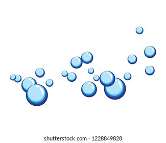 Bubbles water illustration